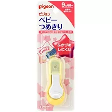 Baby Clear Cut Nail Clipper Pigeon Nuevo Color Amarillo Hech