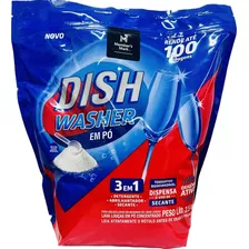 Detergente Em Pó 3 Em 1 Dish Washer 2,5kg Lava Louça
