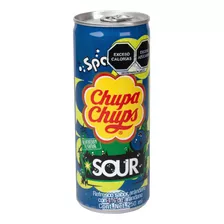 Refresco Coreano Sabor Mora Azul Agrio, Chupa Chups 250 Ml