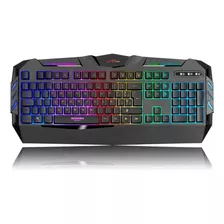 Teclado Gamer Anti Ghosting Rgb Naxido Nd K807 Usb + Gtia