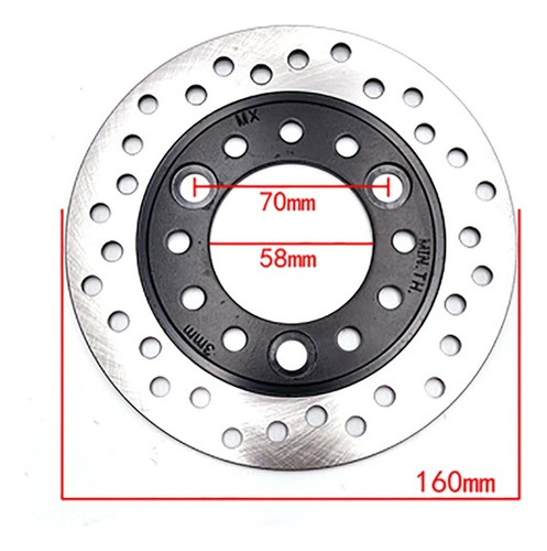 Disco De Freno Honda Dio Zx50  Af18 Af27 Af28 Af34 Af35 Foto 2