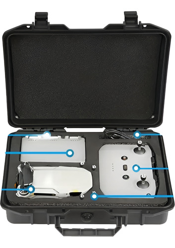 Estuche Maletín Uso Rudo Para Dji Mini 2 Y Dji Mini Se