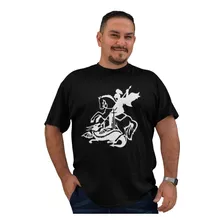 Camiseta São Jorge De Samba Plus Size Tamanho Especial 