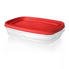 Contenedor Multiuso Easy Find Lids 1300ml Rubbermaid Color Rojo