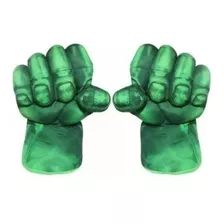 1 Par De Luvas Hulk Espuma Pelúcia Promoção Pronta Entre