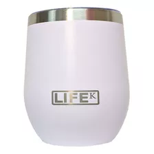 Copo Termico Inox Life 354ml Com Tampa - Branco