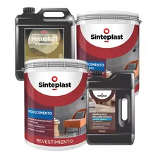 Kit Imprimación Microbase Microcemento Hidro Sinteplast Gris