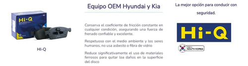 Pastillas Freno Traseras Para Hyundai Santa Fe (06-10) Foto 4