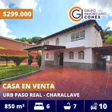 Se Vende Casa 850m2 6h/7b/10p Paso Real Charallave 6670