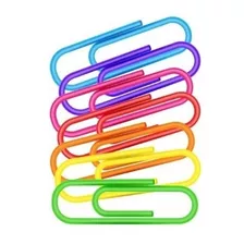 Set 25 Clips Metalicos Colores 