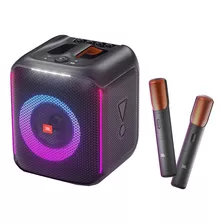 Caixa De Som Portátil Jbl Partybox Encore + 2 Microfones