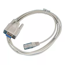 Cable 4m Serial Db9 Serie Rs232 Hembra A Ficha Rj45 Red Htec