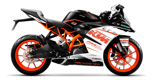 Ktm Rc200 Kit De Grficos Premium Con Reflejante De Rines Foto 8