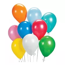 50 Globos Lisos Nº90 Colores Surtidos Fiestissima Liniers