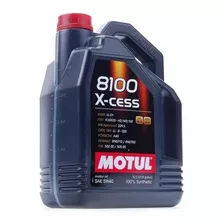 Aceite Sintetico 100% Motul 5w40 8100 X-ces 5 Lts 