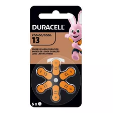 Pi.las Duracell Pr 13 Paquete Con 6 Piezas Pil.a Auditiva