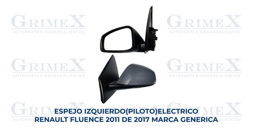 Espejo Renault Fluence 2011-11-12-13-14-15-16-2017-17 Ore Foto 2
