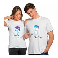 Conjunto Camiseta Casal Dia Dos Namorados Por Onde For