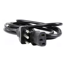 Cable De Poder Computacion Negro 1.8mts
