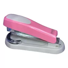 Grapadora De Escritorio Giratoria Grapas Lisas Dg-0203 Color Rosa