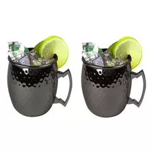 Taza Vaso Moscow Moscu Mule Cobre Martillado X2