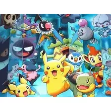 Painel Decorativo De Festa Pokémon #04 120x80