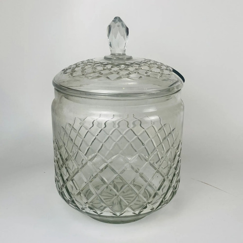 Poncheira Cristal Lapidado Vintage Com 12 Canecas Branco 4
