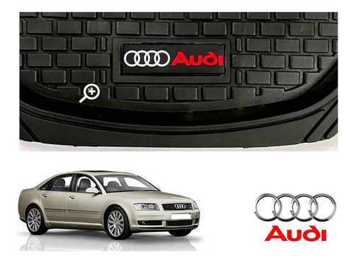 Tapetes 3d Logo Audi + Cubre Volante A8 2002 2003 2004 2005 Foto 7