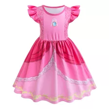 Fantasia De Jogo Super Mario Christmas Peach Princess Dress