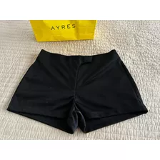 Short Ayres Monterrey Negro Tipo Sastre Corto