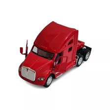 Caminhão Kenworth T700 Vermelho Kinsmart 12,5 Cm Comp. Loose