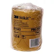 3m Stikit Gold Disc Roll 01443 6 In P80a 125 Discos Por 