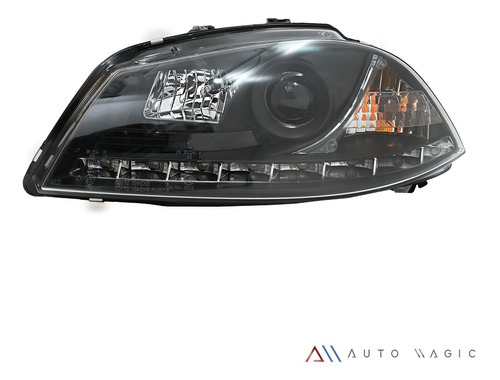 Faros Ibiza 03-07 C/lupa Y Leds Precio X Par Foto 3