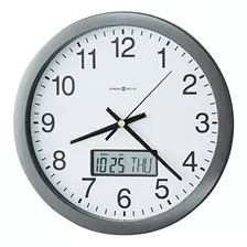 Reloj De Pared Howard Miller Chronicle - Gris Metálico Moder