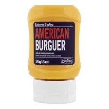 Molho American Burger Sabores Cepêra Sem Glúten Em Squeeze 190 G