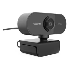 Webcam W6 Usb Full Hd 1080p Com Microfone Integrado Cor Preto