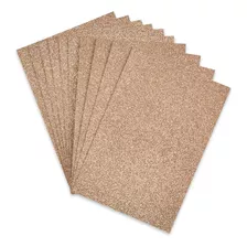 Cartulina Diamantada Glitter Escarchada 20x30 10pz Rose Gold