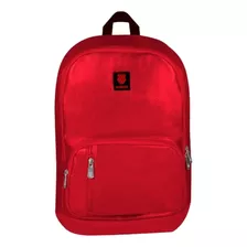 Mochila Escolar Viaje Roja Para Dama Mujer O Niña Casual K-swiss