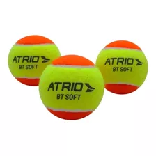 Kit 3 Bolas De Beach Tennis Atrio Unique Plus Itf Soft