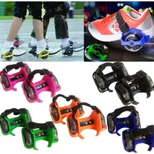 Patines Ajustable Flashing Rollers Luz Led 2 Ruedas Zapato