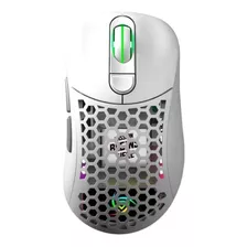 Mouse Gamer De Juego Inalámbrico Recargable Vsg Aquila Fly Blanco Mate