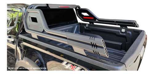 Roll Bar Hs 4x4 Hamer C/ Luz De Freno Toyota Hilux 2016-2024 Foto 2