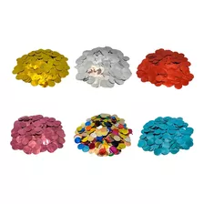 Confete Para Balão Bexiga - Redondo - Metalizado 30g