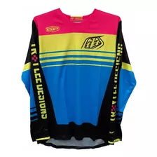 Jersey Troy Lee Gp Formula Black / Cyan L