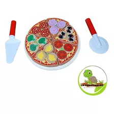 Pizza De Madera Para Niños, Incluye Accesorios