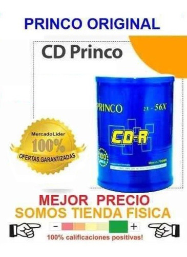 Cd Virgen Princo 2x-56x 700mb 80min