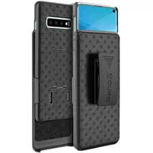 Funda Para Galaxy S10 Aduro Con Soporte Clip De Cinturon