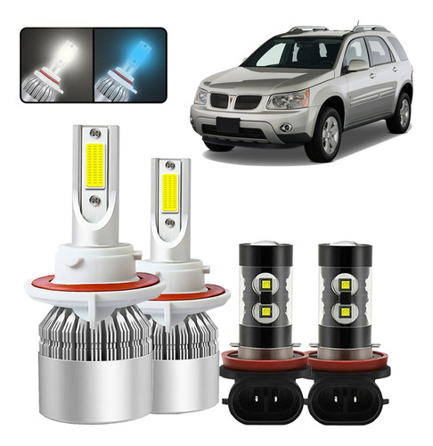 Kit De Focos Led H9 H11 Para Pontiac G6 2005 2006 2007