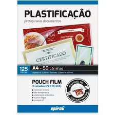 Plástico Para Plastificação 220x307x0,05 A4 02427 50un