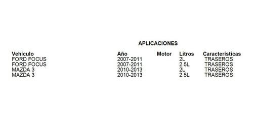 Amortiguador Trasero Mazda 3 2010-2013 2.5l Yokomitsu Foto 2